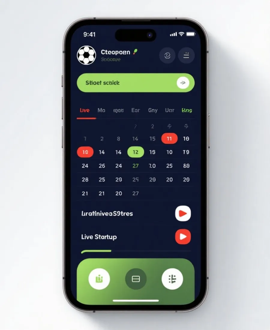 APP下载与移动观赛流程示意图