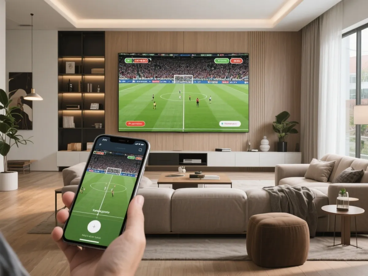 多设备观看赛事直播示意图